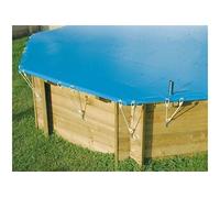 Bâche hiver pour piscine bois SunWater 5,55 x 3,00 x 1,40 m -