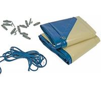 Bâche hiver pour piscine Cordoue - 280 gr/m² - bleu
