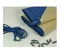 Bâche hiver pour piscine Cordoue - 280 gr/m² - bleu Bleu G