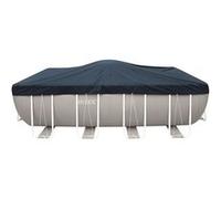 Bâche de protection pour piscine tubulaire rectangulaire Intex L 5,49 x l 2,74 m