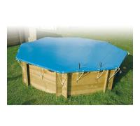 Ubbink Bâche d'hivernage Ocea octogonale Ø580 cm 550 g/m² conforme NF P 90-308 pour piscine bois