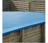 Bâche hivernage piscine rectangulaire Ubbink 555 x 300 cm