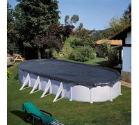 Bâche hivernage tendeur piscine ovale - 5x3m - 120g-m2