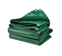 Bâche Imperméable 1.5 x 3.3 m avec Oeillets Résistante Imperméable Bâche Étanche PVC Revêtue des Deux Côtés Polyéthylène pour Serre Pergola Camping Jardin Plantes Voiture, Vert