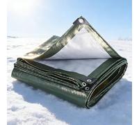 Bâche Imperméable 1 x 2.5 m Imperméable et Résistante, Anti UV Couverture Étanche avec Oeillets, Épaisse et Durable pour Bois, Jardin, Voitures, Piscines, Meubles, Vert