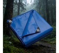 Bâche Imperméable 120 x 200 cm Imperméable et Résistante, Anti UV, PVC Bâche Extérieure avec Oeillets, Épaisse et Durable pour Jardin, Tonnelle, Camping, Abri de Jardin, Bleu