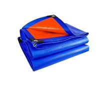 Bâche Imperméable 120 x 490 cm Imperméable, Résistante Bâche pour Bois avec Œillets pour Meubles de Jardin Bois Piscine Trampoline, Bleu