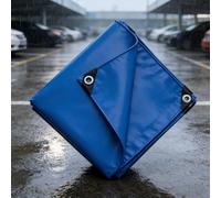 Bâche Imperméable 120 x 600 cm Imperméable et Résistante, Anti UV, PVC Bâche Étanche avec Oeillets, Épaisse et Durable pour Jardin, Tonnelle, Camping, Abri de Jardin, Bleu