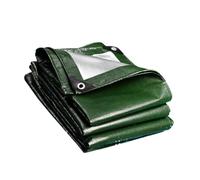 Bâche Imperméable 135 x 430 cm PE, Étanche Bâche Multi-Usage avec Coins Renforcés et Œillets pour Meubles de Jardin Bois Piscine Trampoline, Vert