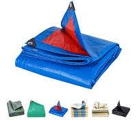 Bâche Imperméable 150 x 200 cm en PE 160G/M², Lourde et Résistante, Indéchirable, Anti UV, Intempéries Bâche de Protection Extérieur, Bâches Armée avec Oeillets pour Jardin, Exterieur, Bleu