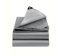 Bâche Imperméable 160 x 170 cm Robuste, Étanche, Anti-UV Bâche de Protection Extérieur avec Œillets pour Exterieur, Jardin, Tonnelle, Camping, Meubles, Argent