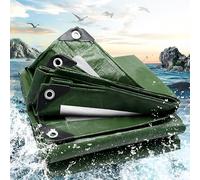 Bâche Imperméable 170 x 220 cm Résistance Anti-UV Bâche de Camion avec Œillets pour Meubles, Bois, Piscine, Camping, Chantier, Armée Verte