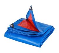 Bâche Imperméable 180 x 240 cm en PE 160G/M², Lourde et Résistante, Indéchirable, Anti UV, Intempéries Bâche de Remorque, Bâches Industrielle avec Oeillets pour Jardin, Exterieur, A