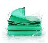 Bâche Imperméable 180 x 400 cm Résistante Au Gel et Aux UV Bâche Imperméable et Résistante avec Coins Renforcés et Œillets pour Meubles de Jardin Bois Piscine Trampoline, Vert