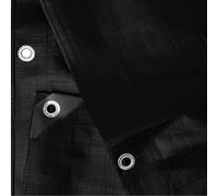 Bâche Imperméable 2.3 x 4 m Couverture Textile de La Gamme Premium 140 G M², Taille et Couleur Personnalisable Bâche Industrielle for Garden, Roof & Patio, Noir