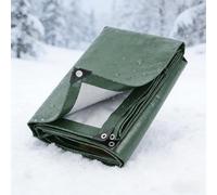 Bâche Imperméable 220 x 240 cm Étanche, Résistant à La Déchirure Bâche avec Œillets avec Oeillets, Épaisse et Durable pour Bois de Chauffage, Meubles de Jardin, Vert