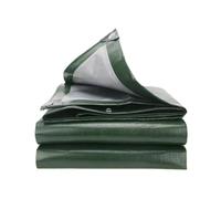 Bâche Imperméable 235 x 260 cm PE, Étanche Bâche pour Bois avec Œillets pour Meubles de Jardin Bois Piscine Trampoline, Vert