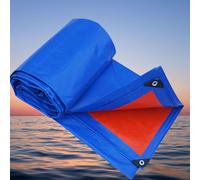 Bâche Imperméable 3 x 4.2 m Imperméable et Indéchirable, Anti UV Bâche Agricole avec Oeillets, Épaisse et Durable pour Jardin, Tonnelle, Camping, Abri de Jardin, Bleu