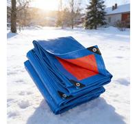 Bâche Imperméable 520 x 790 cm Imperméable et Résistante, Anti UV Bâche Multi-Usage avec Oeillets, Épaisse et Durable pour Jardin, Tonnelle, Camping, Abri de Jardin, Bleu