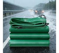 Bâche Imperméable 560 x 610 cm Ultra Lourde, Polyéthylène, Imperméable Bâche Multi-Usage avec Oeillets, Épaisse et Durable pour Jardin, Tonnelle, Camping, Abri de Jardin, Vert