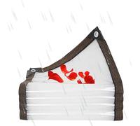 Bâche Imperméable à L’Eau 3x7m, Bâches Transparentes pour Patio, Bâche De Bâche Extérieure, Housse Imperméable pour Le Jardinage Camping Voyage, Bâche De Couture Thermo, 6x8m
