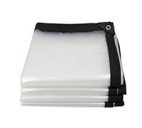 Bâche Imperméable avec Oeillet Transparente 3x8m, Bâches De Protection Extérieu, Bache Plastique Transparente Épaisse, Indéchirable, Bâches Protection Contre IA Pluie