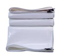 Bâche imperméable, bâche de Protection, Blanche résistante aux intempéries en PVC for mobilier Jardin, Tapis Sol, Piscine, Camping, abri Caravane(1x1m)