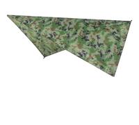 Bâche imperméable d'extérieur 230 × 140cm, auvent de pluie, tapis de survie d'ombre Portable for pique-nique, barbecue, Camping, extérieur(Green A 1 Set)