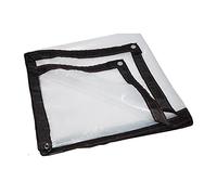 Bâche imperméable en polyéthylène 120 g ㎡ - Film plastique transparent résistant au vent - Housse isolante pour randonnée, camping et protection contre les éléments