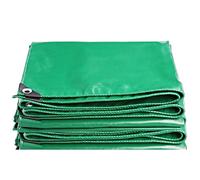 Bâche imperméable et résistante 4 x 8 m - Couverture Durable pour Caravane, Camping, mobilier de Jardin, auvent, Tente avec œillets - Bâche Verte Universelle pour Usage extérieur