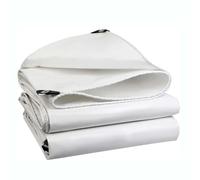 Bâche imperméable et résistante 6 x 10 m / 19,7 x 32,8 pi, 520 g/m², indéchirable, Housse Multi-usages avec œillets pour Le Camping, la Protection de toiture, Les véhicules, Les piscines et