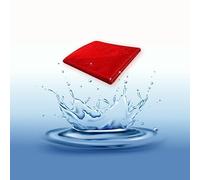 Bâche imperméable et résistante pour bassin - Membrane flexible et légère pour piscine et aménagement paysager - Film imperméable durable - Couleur rouge - Taille 5 x 5 m.