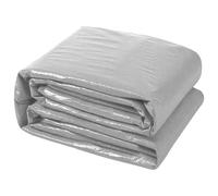 Bâche Imperméable Étanche 220 x 430 cm Anti UV Bâche en Tissu Multi Haute Performance Résistance Anti UV pour Jardin, Voitures, Piscines, Bateaux, Camping, Argent