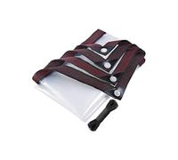 Bâche Imperméable Extérieure | Bâche Transparente Avec Œillets Renforcés pour Serre | Accessoire Multifonction de Protection pour Mobilier Camping Extérieur Terrasse Jardin