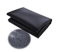 Bâche imperméable pour étang à poissons et piscines de jardin - 12 x 20 m - Noir - Matériau robuste - Tailles personnalisées - 1 x 1 m à 8,5 x 20 m - Utilisation en extérieur