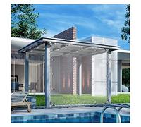 Bâche imperméable pour pergolas et terrasses, résistante aux déchirures, aux rayures et à l'usure, 3,6 x 5 m, brise-vue pour tonnelle