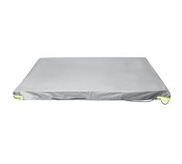 Bâche imperméable pour remorque de voiture, 183 x 125 x 3 cm, housse de remorque de voiture avec sangles rétractables pour camping-car, housse de remorque de voyage (gris)