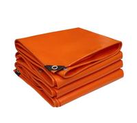 Bâche imperméable Robuste 6 x 10 m, bâche imperméable en PVC de 0,45 mm d'épaisseur, avec œillets métalliques et Bords renforcés, pour terrasse de Camping en Plein air, résistante aux déchir