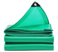 Bâche imperméable robuste en plastique PE, résistante au gel et aux UV, pour jardins, gazebos et camping, verte, 2 m x 4 m
