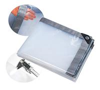 Bâche imperméable transparente 1m,2m,3m,4m,5m,6m,7m,8m,9m,10m Bâches anti-pluie pour auvent de plantes de jardin,housse de protection en plastique anti-poussière et anti-intempéries ( Size : 4x5m )