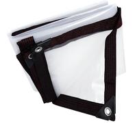 Bâche Imperméable Transparente 250 x 350 cm Bâche de Protection Toiture 80 G M², Indéchirable, sur Mesure Muiti-Usage pour Exterieur, Jardin, Tonnelle, B