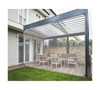 Bâche imperméable transparente pour tonnelle et abri de voiture - 1,6 x 5 m - 0,5 mm d'épaisseur - Joint antirouille inclus - Protection extérieure durable pour jardins et terrasses