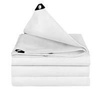 Bâche imperméable Ultra-résistante 2 x 15 m / 6,6 x 49,2 pi, en PVC indéchirable avec œillets, Protection Polyvalente, abri extérieur Durable, Protection Contre Les intempéries pour Votre éq