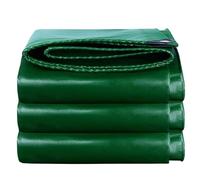 Bâche imperméable Verte très résistante 450 g/m² for Caravane, auvent Polyvalent et imperméable, Tapis de Sol de Protection avec œillets(3x3m)