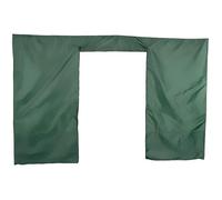 Bâche latérale avec porte pour pavillon de jardin Falon - ROYAL GARDINEER - 3x3m - Résistante - Vert - Polyester