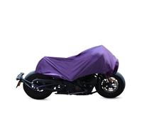 Bache Moto Exterieur Etanche Housse De Moto Légère Demi-Housse Imperméable Anti-poussière pour La Plupart des Motos Housse De Moto(Purple,M)