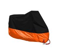 Bache Moto Exterieur Etanche Housse De Protection Universelle pour Moto Scooter Vélo UV Imperméable pour L'extérieur Tailles SML XL 2XL 3XL Et 4XL Housse De Moto(Orange,190T-XL-230X95X125cm)