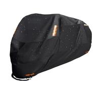 Bache Moto Exterieur Etanche Housse Protection Épaisse pour Moto 300D Noire Imperméable Anti-poussière Pluie Neige UV Intérieur Et Extérieur Taille Housse De Moto(2XL)