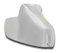 Bache Moto Exterieur Interieur pour Husqvarna SM 570 R 2000-2004,Personnalisée Durable Tissu Oxford Housse de Moto Résistant aux Poussière Pluie Neige UV savec Bande réfléchi(Silver)