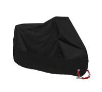 Bache Moto Housse de Moto 190t, imperméable, Noire, for l'extérieur, Protection UV, imperméable, Anti-Pluie et Anti-poussière(Black,M for 1600-1800mm)